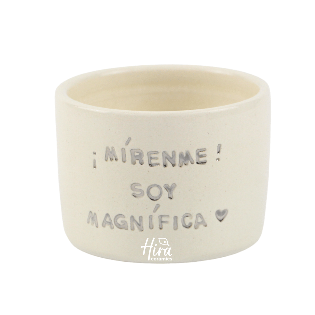 Maceta Mensaje "¡Mírenme! soy magnífica"