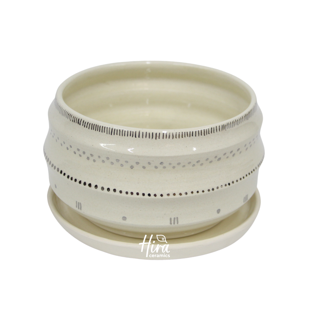 Plato Mediano Blanco 16,5cm