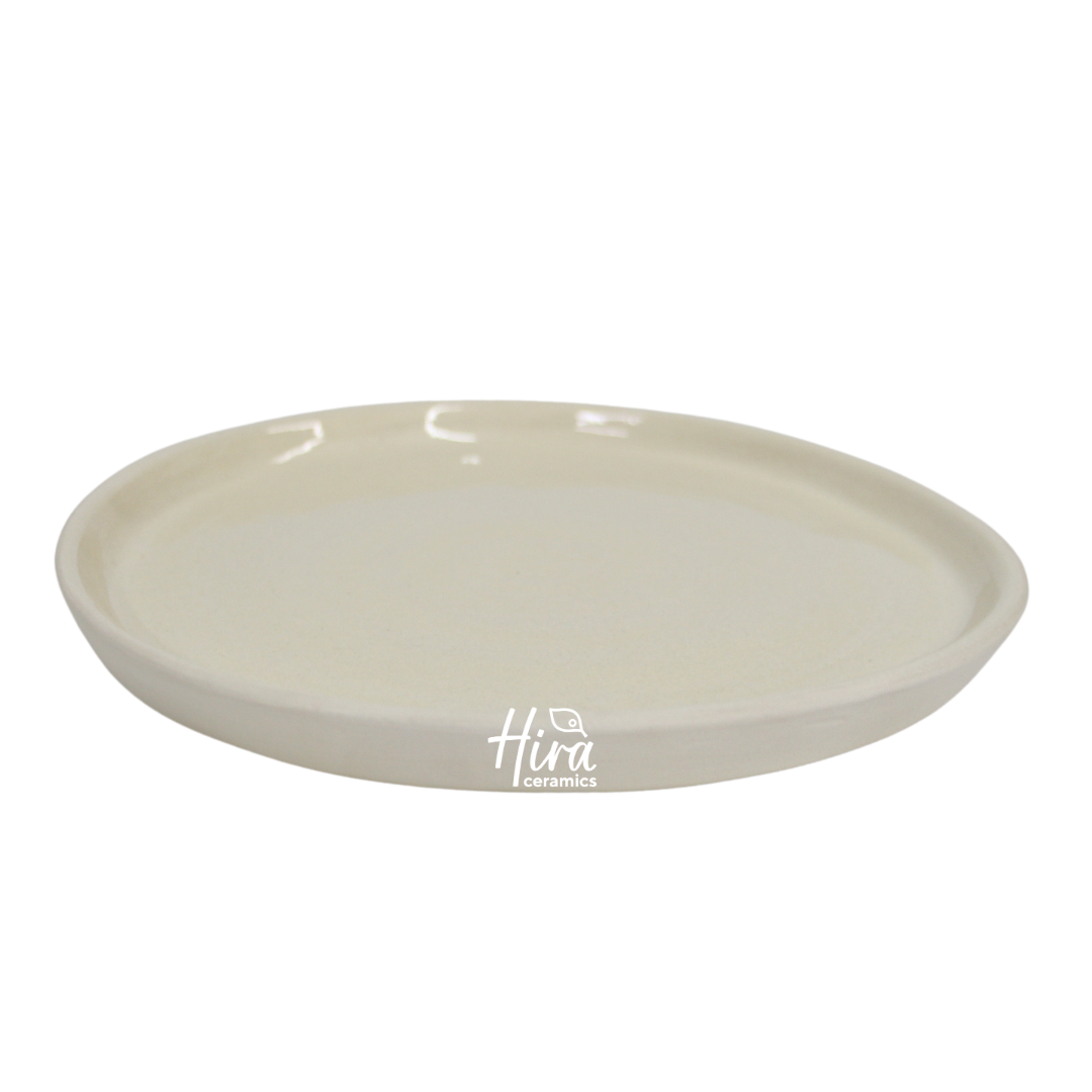 Plato Mediano Blanco 16,5cm