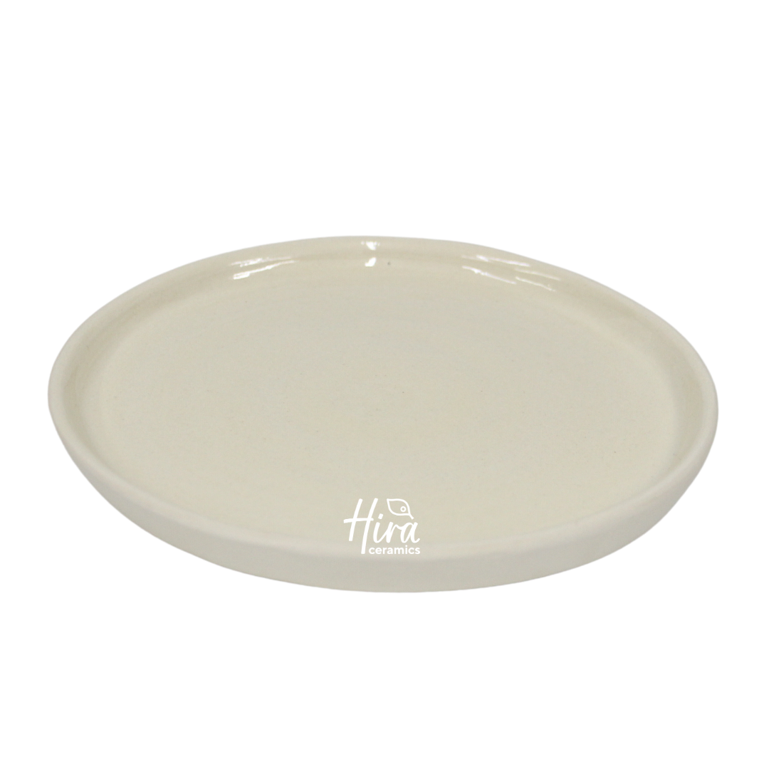 Plato Mediano Blanco 16,5cm