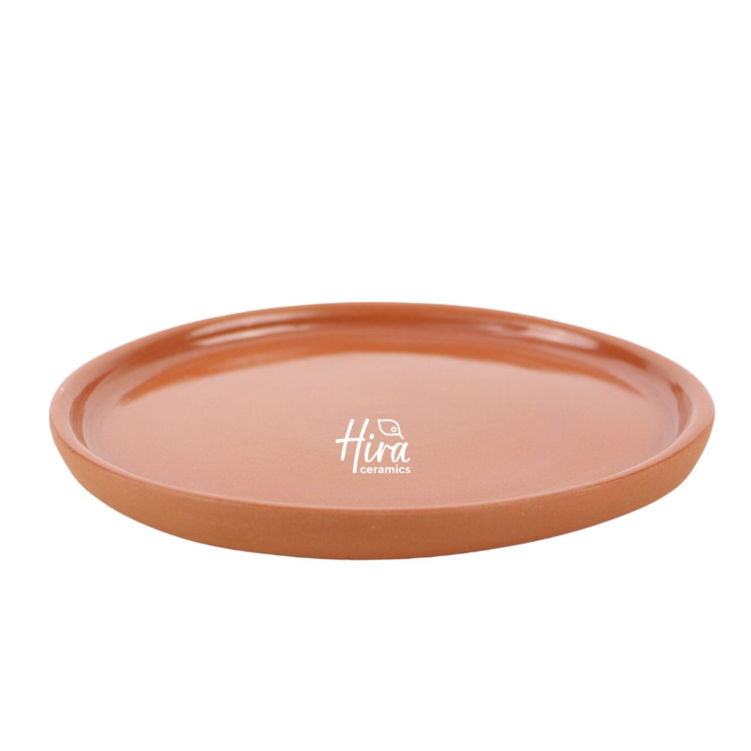 Plato de 18cm Arcilla Roja