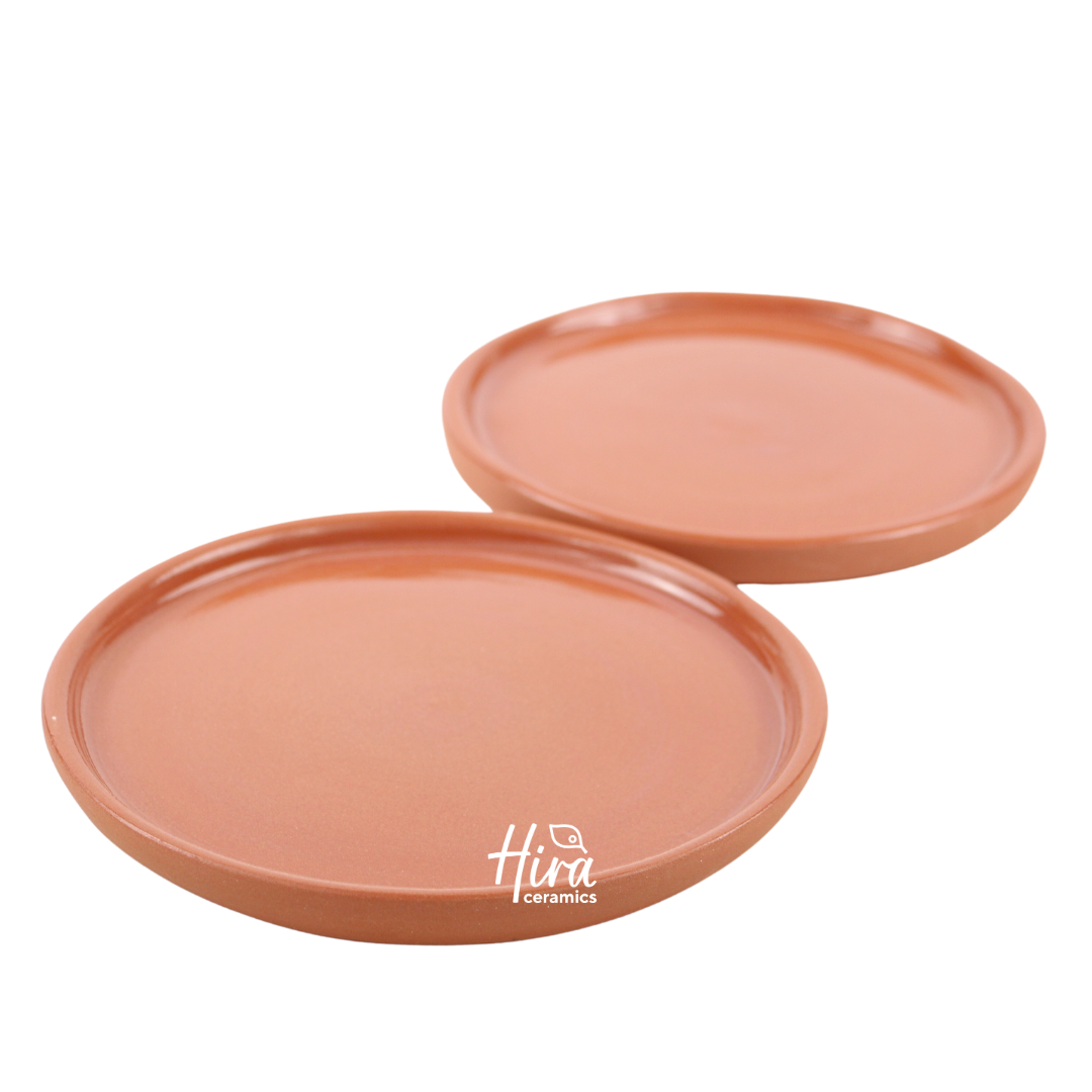 Plato de 17cm Arcilla Roja