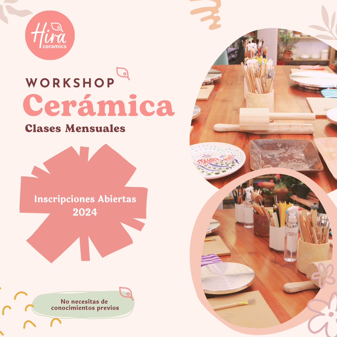 Workshop Mensual Cerámica Gres 2024 - Santiago