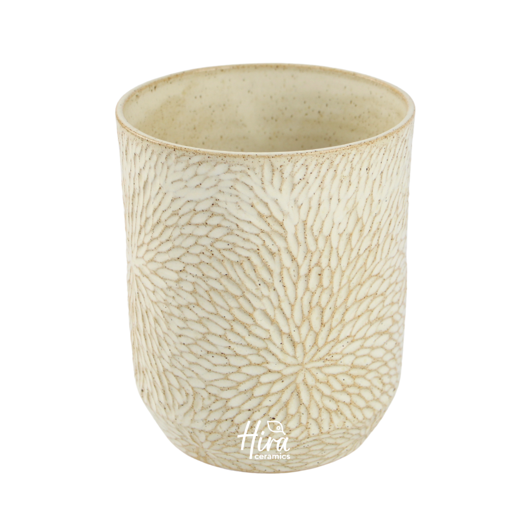 Florero Beige