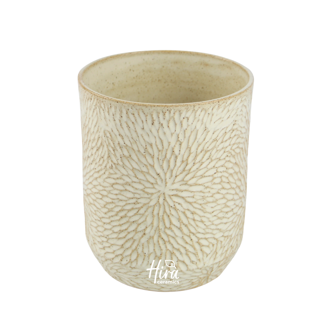 Florero Beige