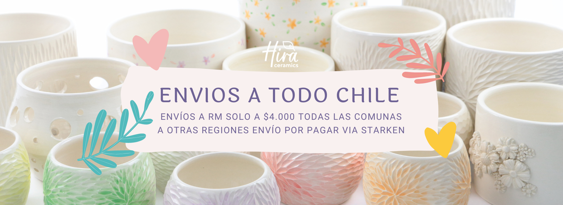 ENVIOS A TODO CHILE HIRACERAMICS